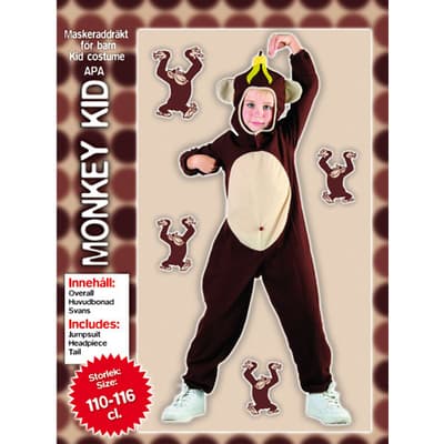 Children costume monkey size 92-104 cl