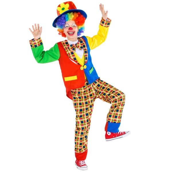 Maskeraddräkt Barn Clown Galenpanna