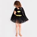Miniatyrbilde 4 av 5: Kostymekjole Batgirl Med Kappe 110-116 cm Den Goda Fen