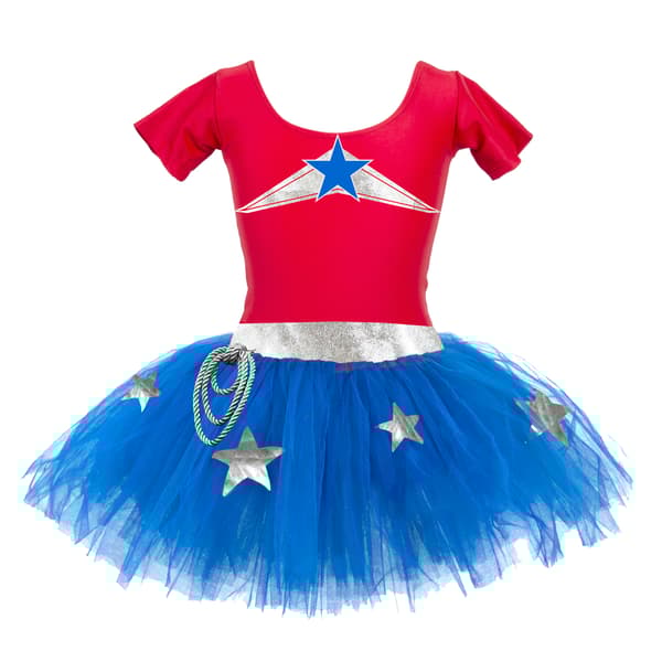 Maskeradklänning Supergirl Med Cape 110-116 cm Den Goda Fen