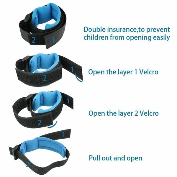 Kids Safety Leash Anti Lost Wrist Strap Baby Walk Harness