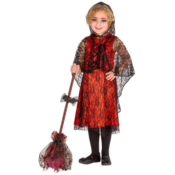 Vampyr med blonder børnekostume Halloween