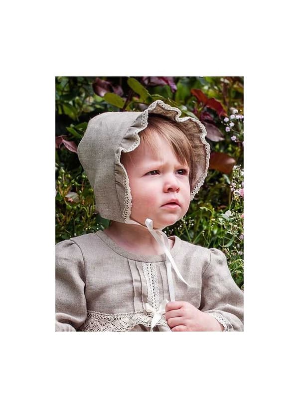 Special occasions linen with long sleeves and bow