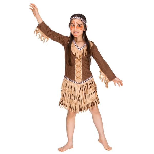 Indianerprinsesse kostume Brun 158 cm