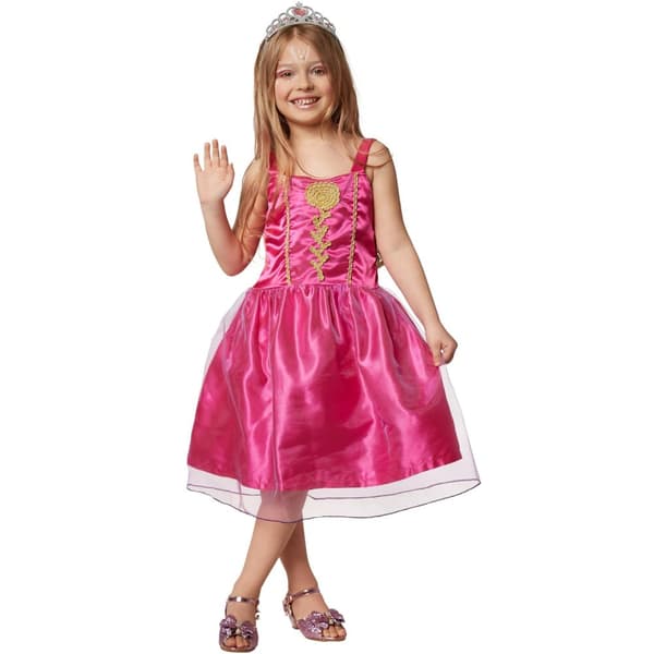 Prinsesse Rose Pink børnekostume
