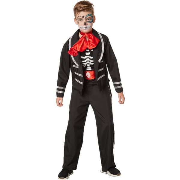 Halloween gentleman kostume Rød 116 cm