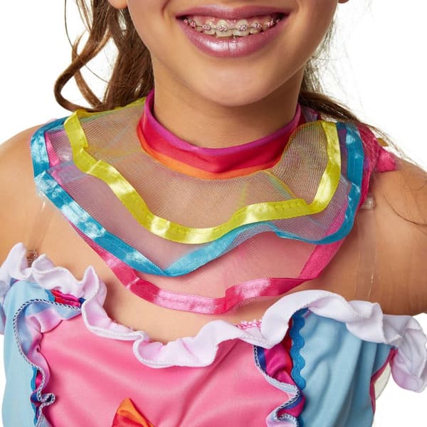 Neon Rainbow girl børnekostume
