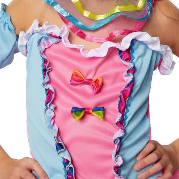 Neon Rainbow girl børnekostume