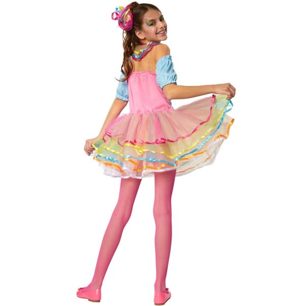 Neon Rainbow girl børnekostume