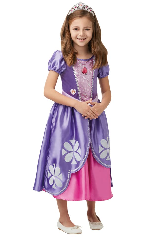 Sofia deluxe 98/104 cl (3-4 år) kjole disney princess