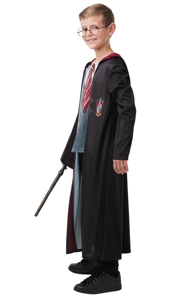 Harry Potter Deluxe 134/140 cl (9-10 år) kappa glasögon trollspö