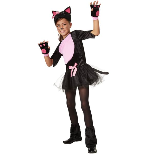 Pink fløjlspote kostume