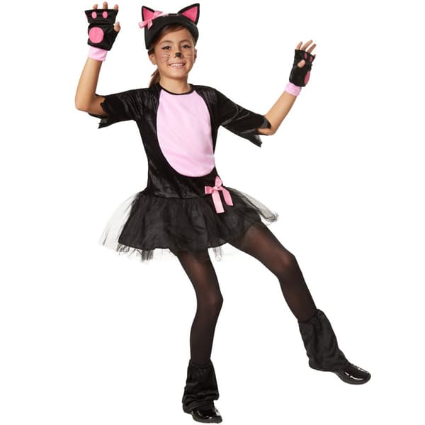 Pink fløjlspote kostume