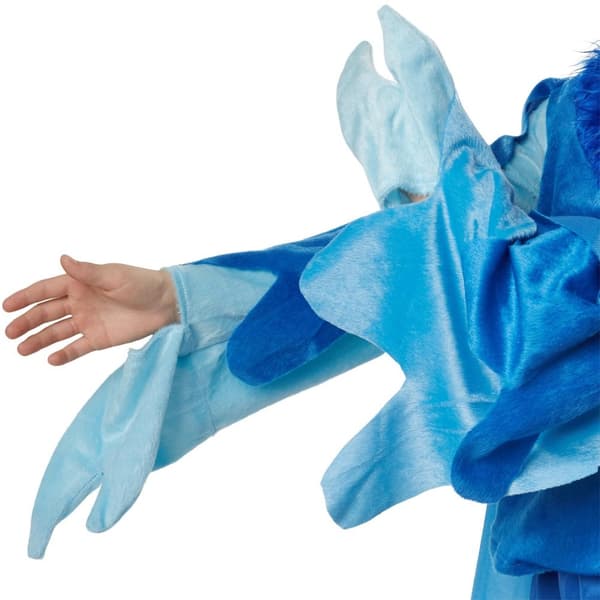 Sjov blå papegøje kostume