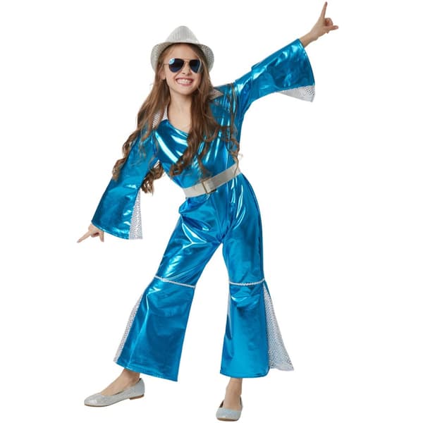 Glitrende Disco Starlet børnekostume