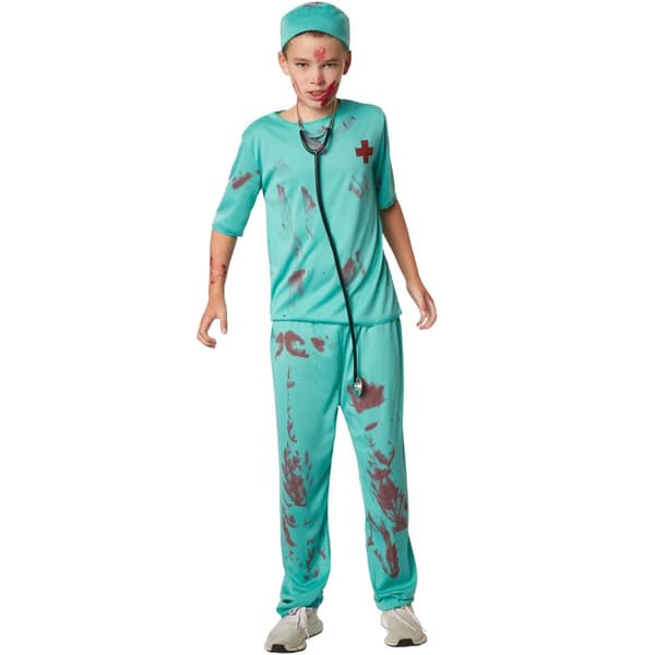 Halloween læge børnekostume