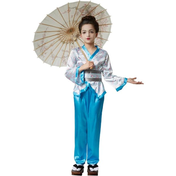Asiatisk inspireret børnekostume