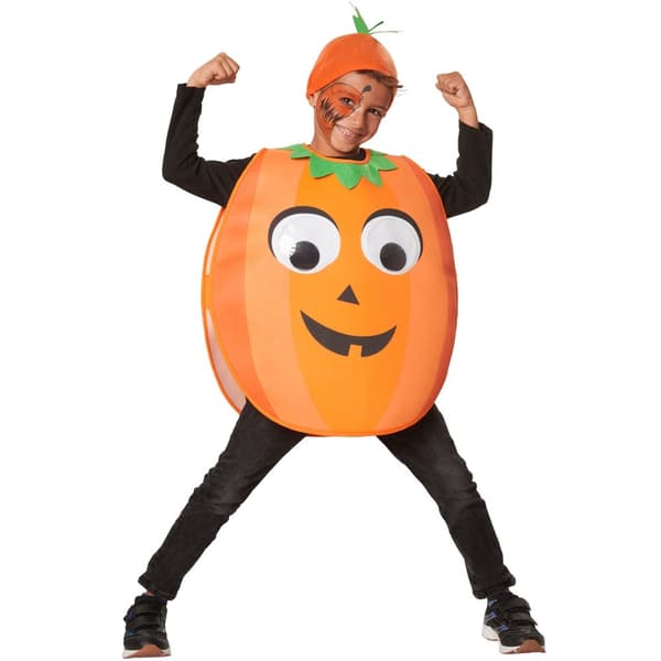 Cartoon græskar kostume