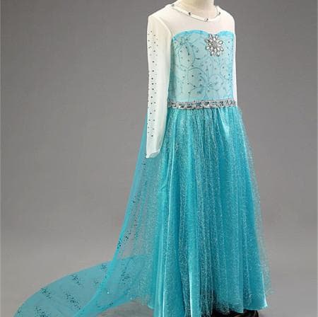 Frost Elsa Prinsessklänning