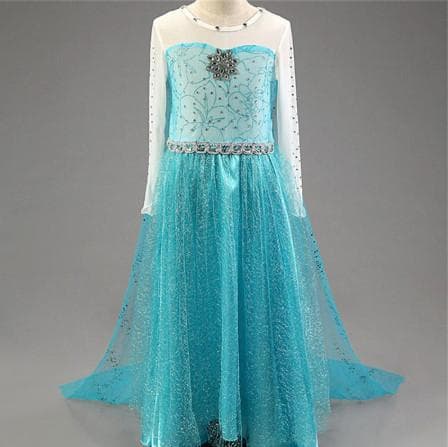 Frost Elsa Prinsessklänning
