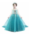 Miniatyrbild 1 av 11: Frost Elsa Prinsessklänning