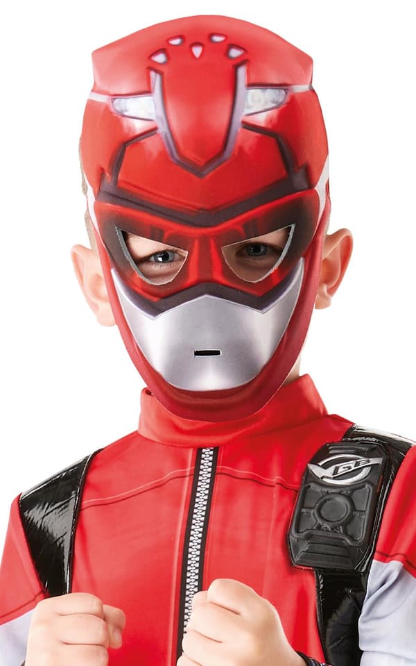 Power rangers red deluxe 98/104 cl (3-4 år) beast morphers