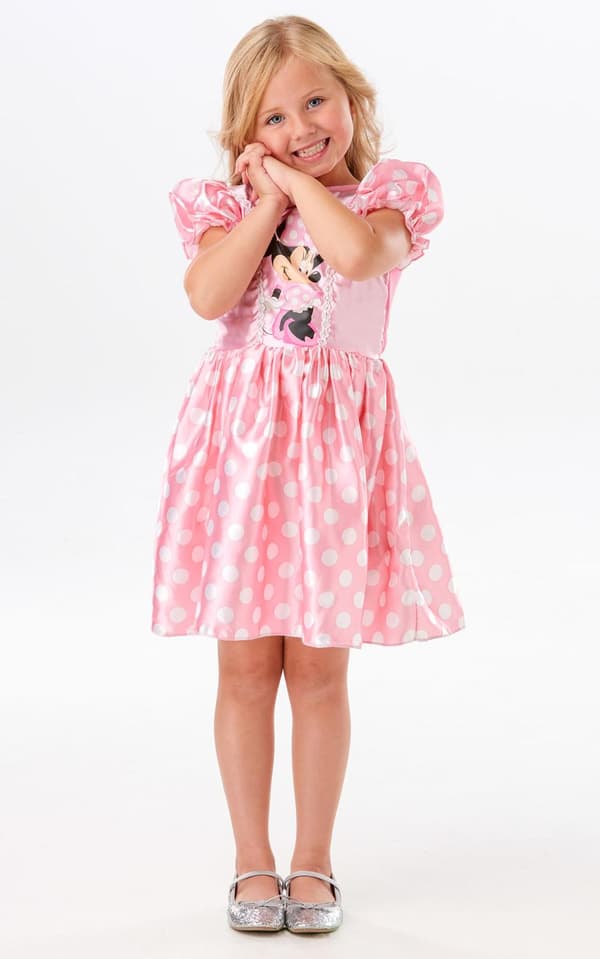 Minnie mouse 122/128 cl (7-8 år) minni mus kjole