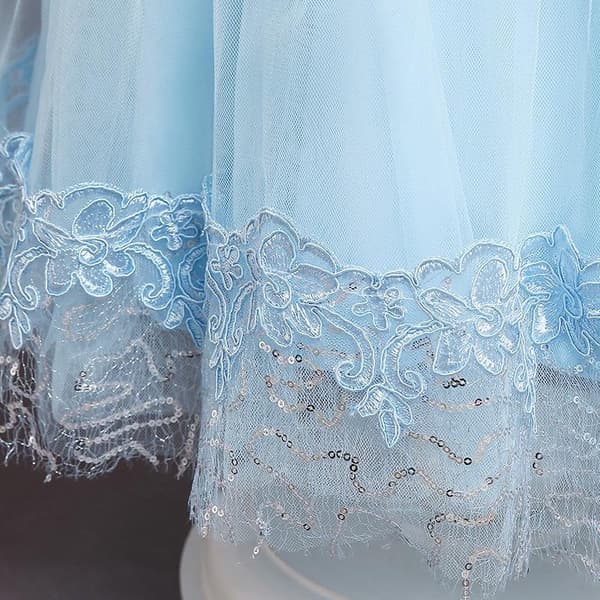 Prinsessklänning Blå Frost Elsa Askungen