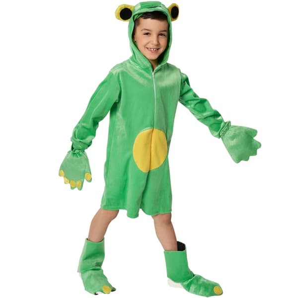 Børnekostume Frø Grøn 116 (5-6y)