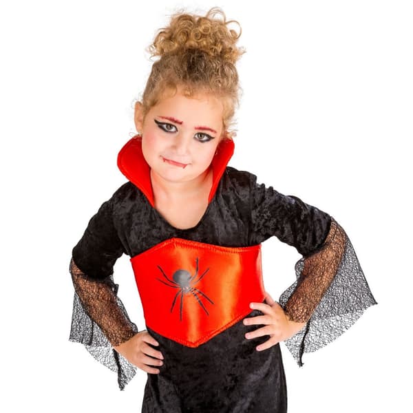 Grevinde Dracula børnekostume Halloween