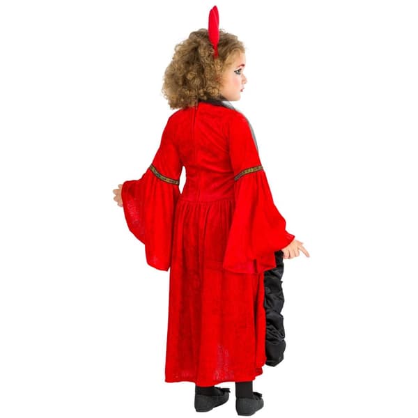 Lille djævel i barok-stil børnekostume Halloween