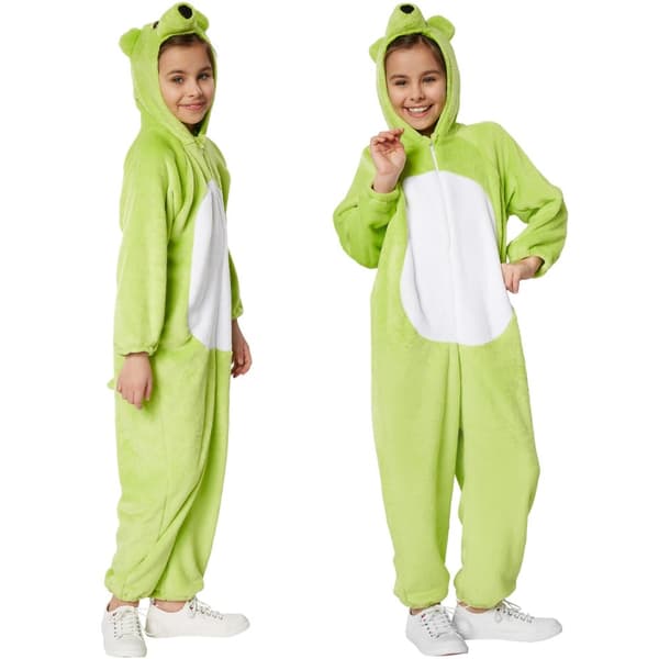 Børnekostume Grøn bjørn