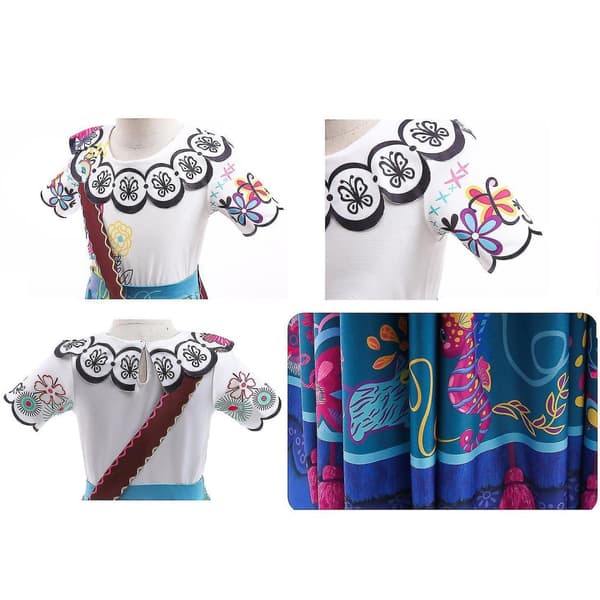 Färgglad Encanto Mirabel Maskeraddräkt