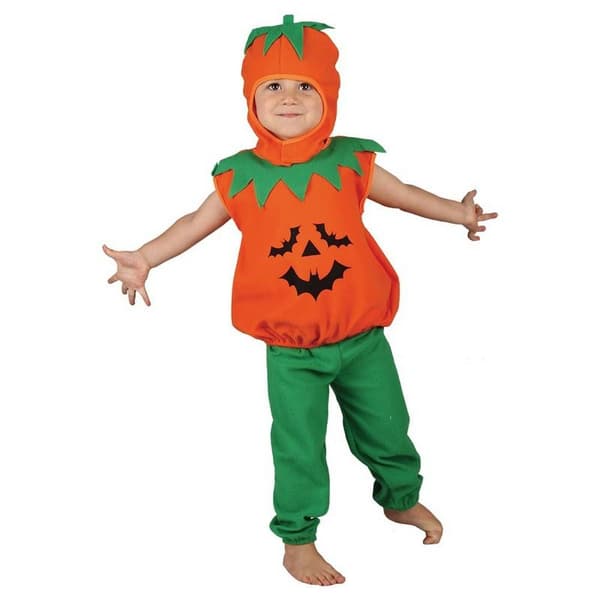 Pumpadräkt 3 delar Maskeraddräkt Halloween