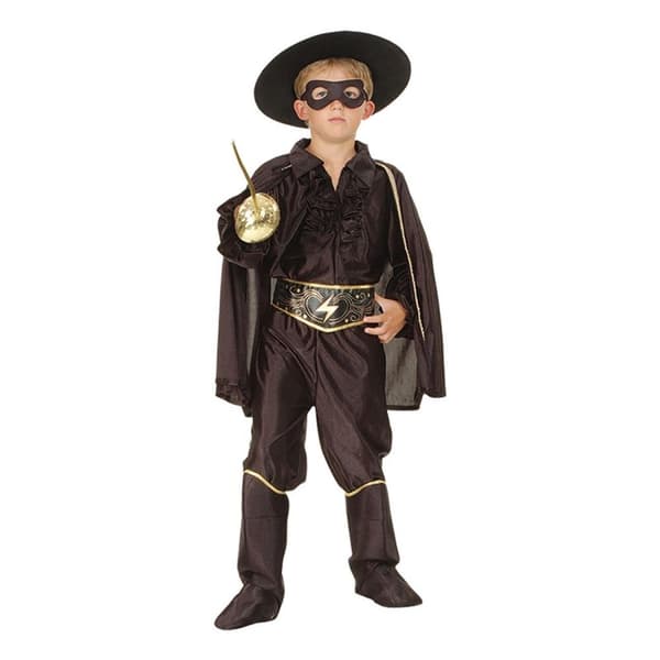 Bandit Barn Maskeraddräkt Svart 116
