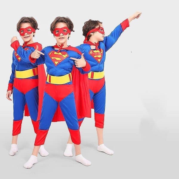 Superman deluxe  Barn Maskeraddräkt