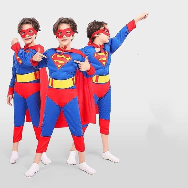 Superman deluxe  Barn Maskeraddräkt