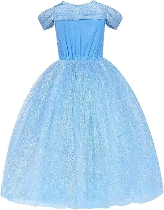 Prinsessklänning Elegant Blå Barn Maskeraddräkt