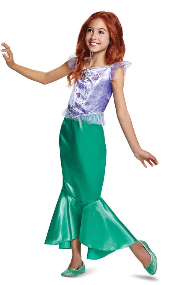 Disney Princess Ariel Dress XS 3-4 years S 5-6 år