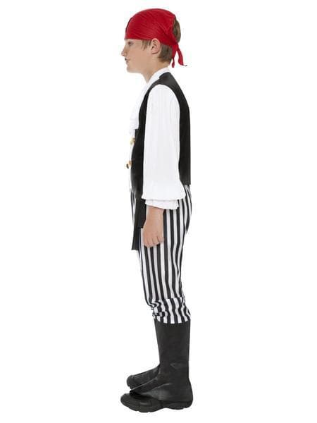 Pirat Sjörövare Maskeraddräkt Barn Large 10-12 År 145-158 cm