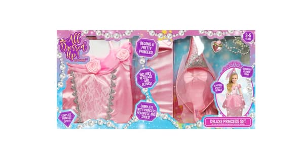 All Dressed Up Deluxe Maskeradset Prinsessa