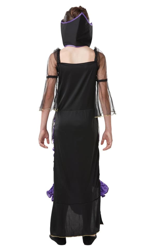 Vampyrklänning goth 134/140 cl (9-10 år) halloween häxa klänning