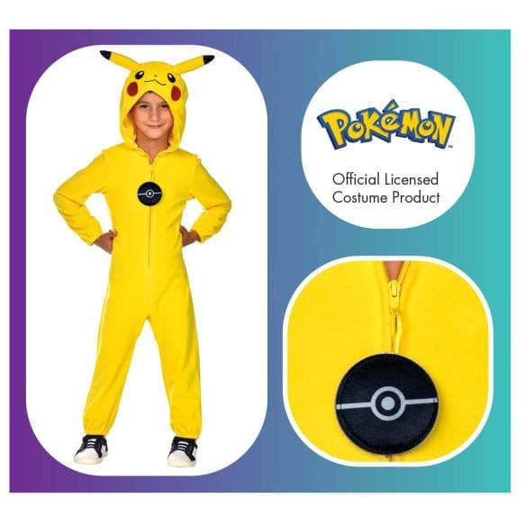 Pokemon Pikachu Thunder Barn Maskeraddräkt
