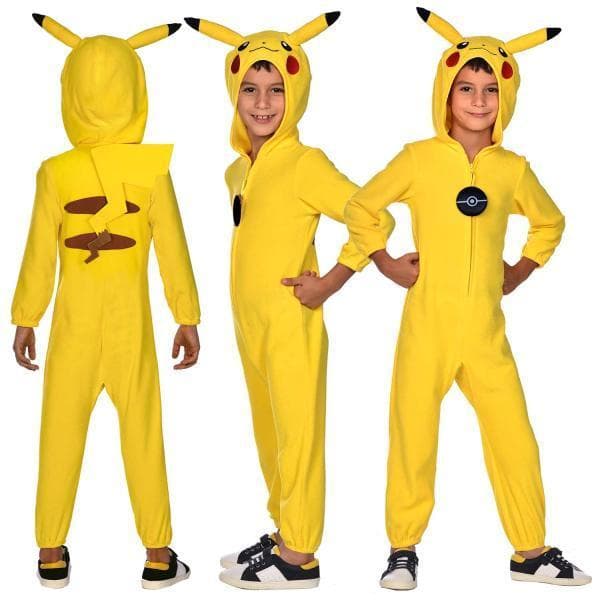 Pokemon Pikachu Thunder Barn Maskeraddräkt