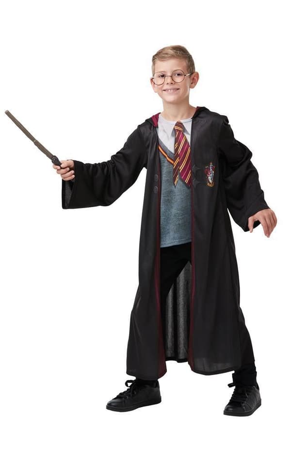 Harry potter deluxe 146/152 cl (11-12 år) kappa dräkt gryffindor