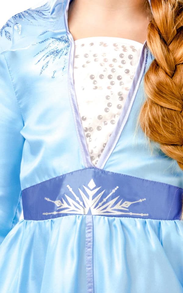 Frozen II elsa reisekjole 122/128 cl (7-8 år) frost kjole