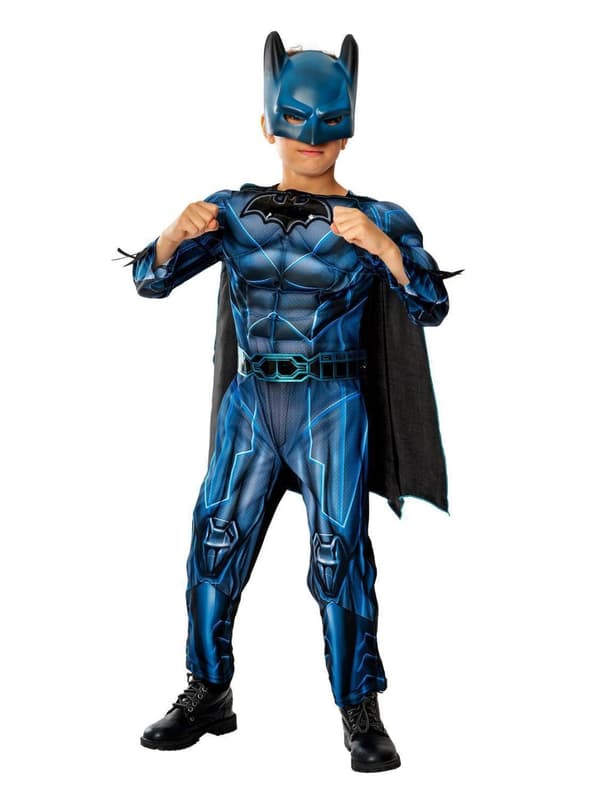 Batman bat tech deluxe 110/116 cl (5-6 år) drakt kappe og maske