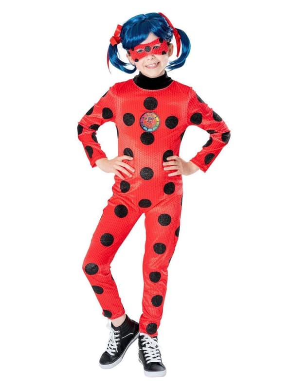 Miraculous ladybug deluxe 122/128 cm (7-8 år) kostume maske
