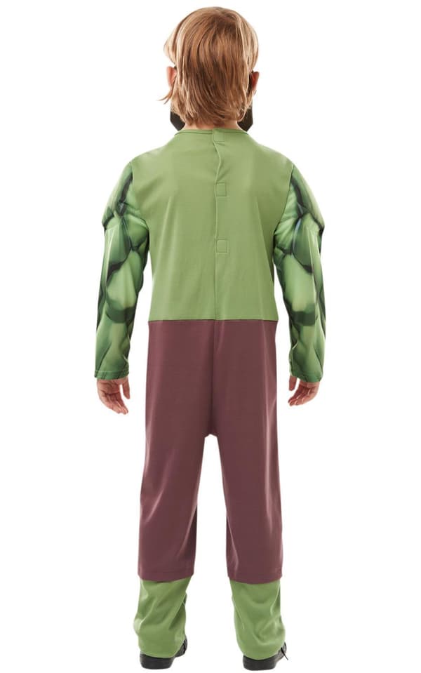 Hulk deluxe 122/128 cm (7-8 vuotta) pehmennetty puku ja naamio
