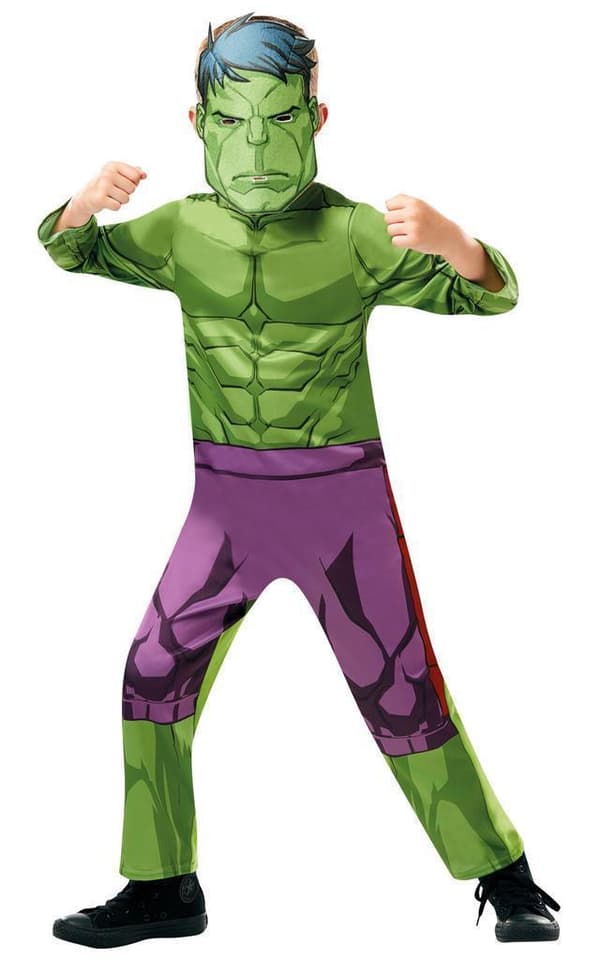Hulk drakt 98/104 cm (3-4 år) hulk fra avengers